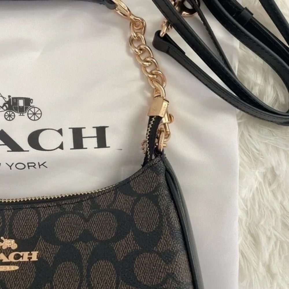 Coach Black and Brown Women's Bag - Picture 3 of 8